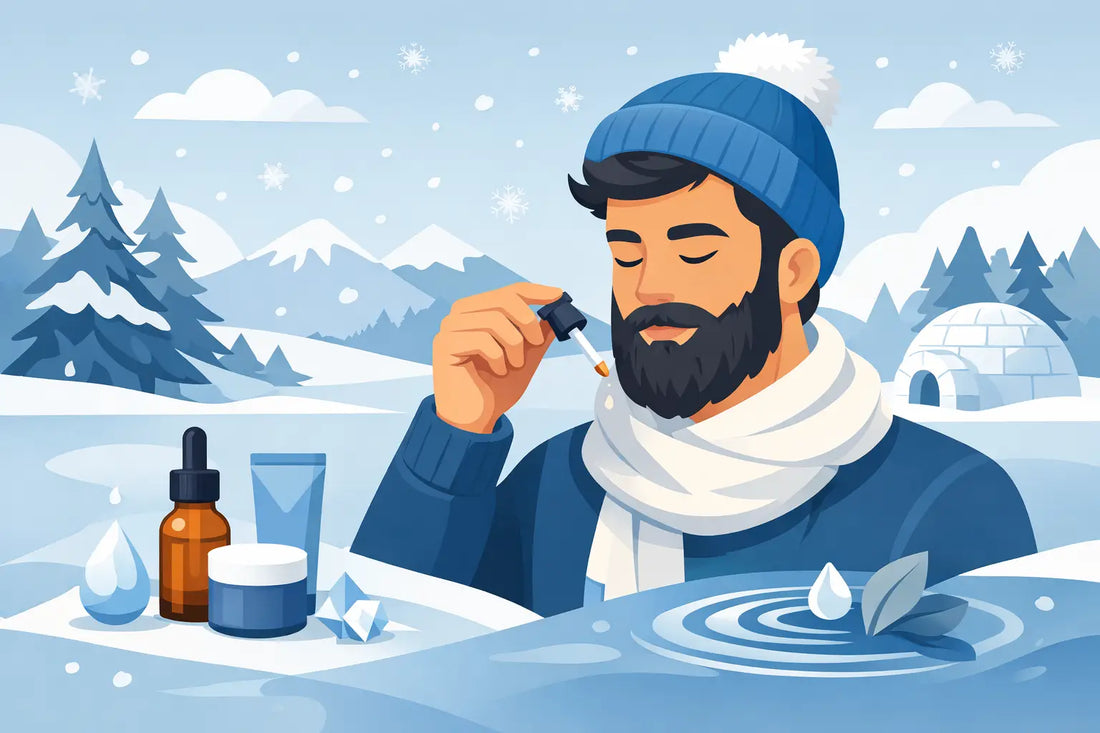 Guide hydratation barbe hivernale au quotidien