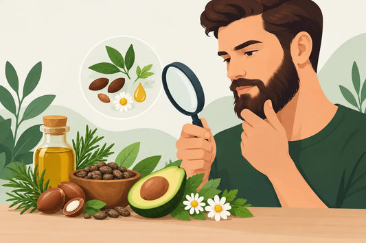 Analyser les ingrédients naturels de sa barbe