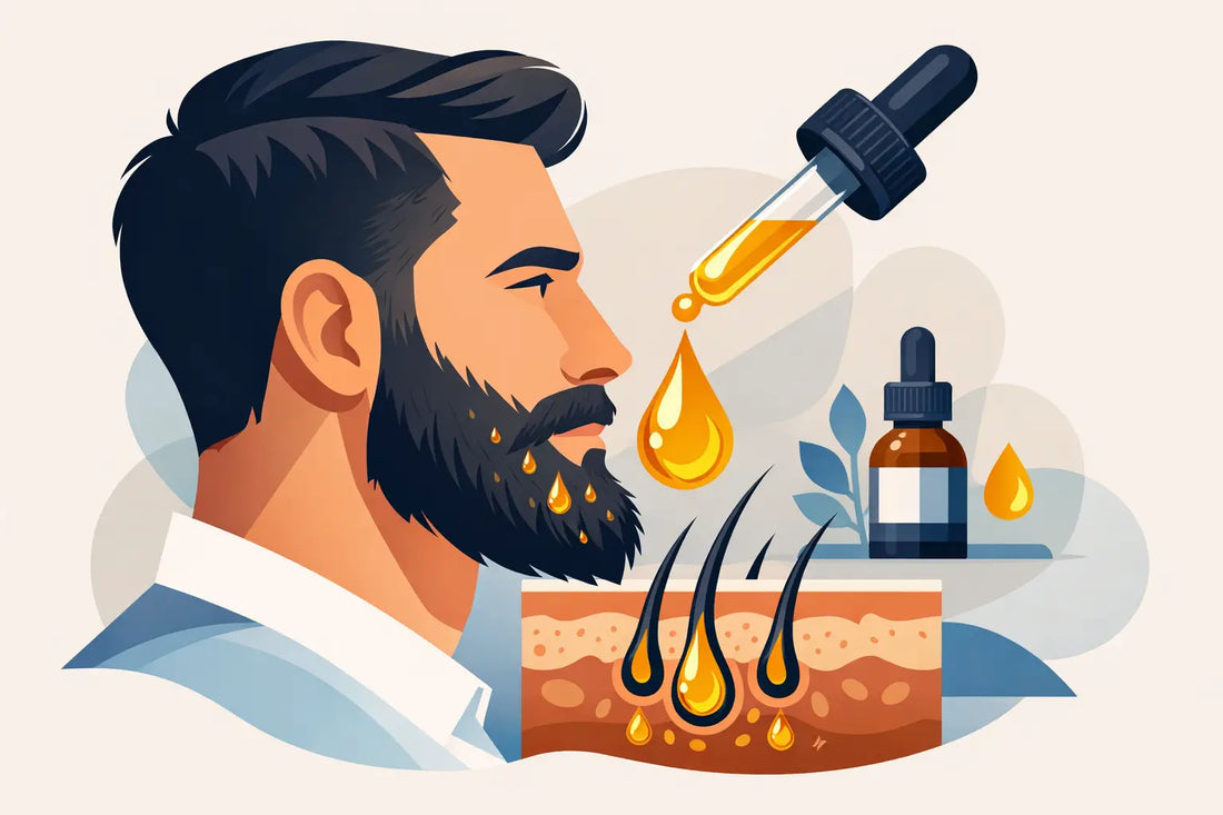 Pourquoi la barbe absorbe l’huile si vite ?