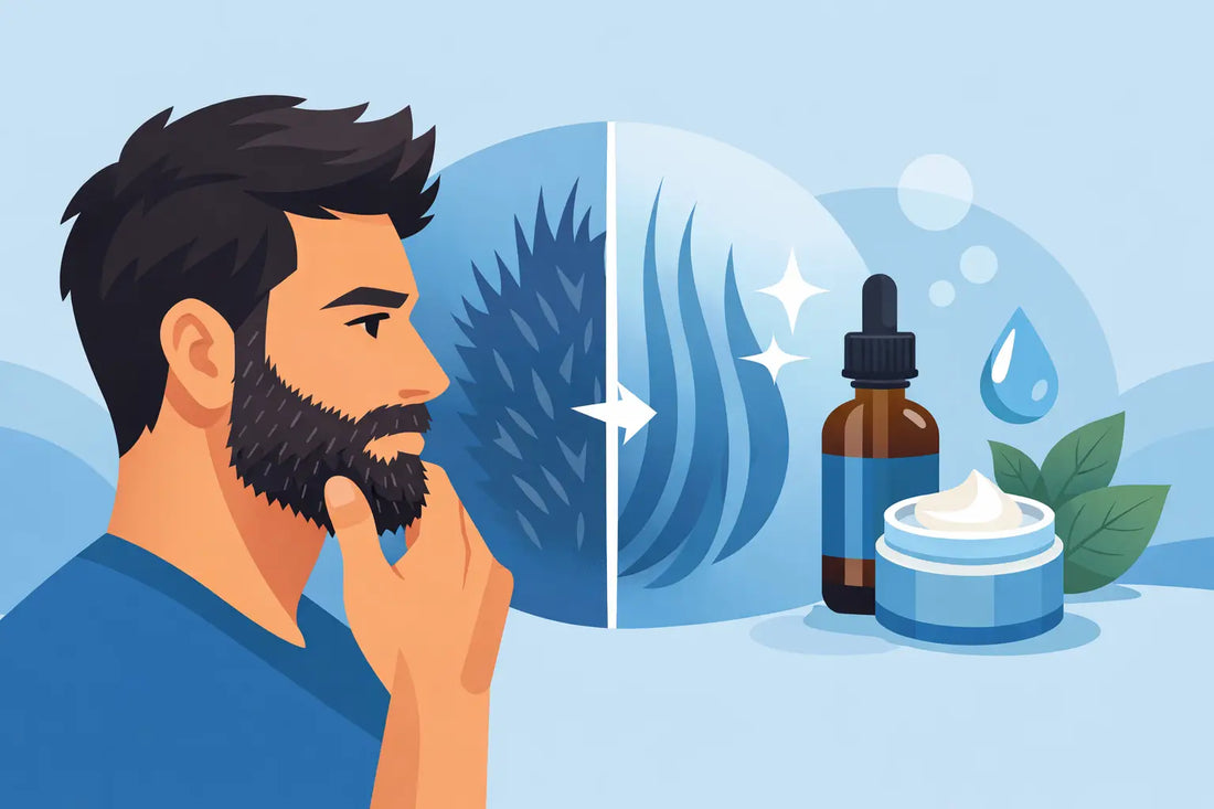 Barbe poils rêches : solution pour l’adoucir